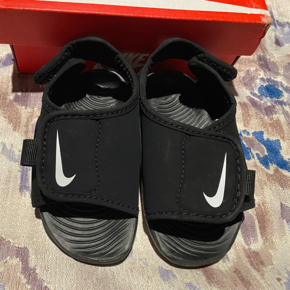 Nike Kids Black Sandals